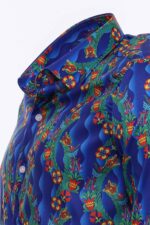 Floral-Slim-Fit-Long-Sleeve-Indigo-Men-Shirt-Wessi-3