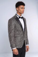 Flower-Embroidered-Pattern-Black-Men-Party-Blazer-Wessi-2