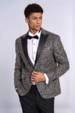 Flower-Embroidered-Pattern-Black-Men-Party-Blazer-Wessi-3