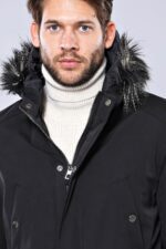 Fur-Hooded-Black-Men-Coat-Wessi-1