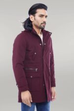 Fur-Hooded-Burgundy-Men-Coat-Wessi-2