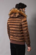 Fur-Hooded-Mens-Puffer-Coat-in-Tan-Wessi-2