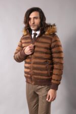Fur-Hooded-Mens-Puffer-Coat-in-Tan-Wessi-3
