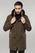 Fur-Hooded-Parka-Khaki-Men-Coat-Wessi-1
