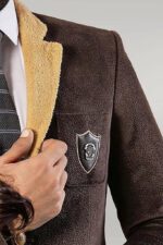 Furry-Light-Beige-Blazer-Wessi-1