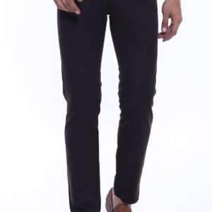 Gabardin Brown Men Pants - Wessi
