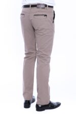 Garment-Stitched-Pockets-Cotton-Beige-Men-Trousers-1