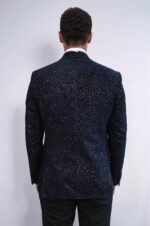 Glitter-Floral-Patterned-Navy-Blue-Men-Wedding-Tuxedo-Blazer-Wessi-4