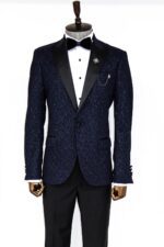 Glitter-Shiny-Navy-Blue-Men-Blazer-Wessi-5