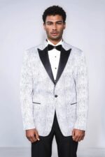 Glittery-Patterned-Light-Blue-Men-Tuxedo-Blazer-Wessi-1
