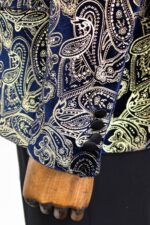 Gold-Blue-Patterned-Over-Navy-Blue-Men-Tuxedo-Blazer-Wessi-4