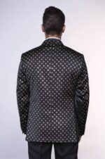 Gold-Diamond-Pattern-Over-Black-Tuxedo-Blazer-Wessi-4