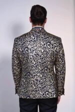 Gold-Patterned-Over-Navy-Men-Party-Blazer-Wessi-4