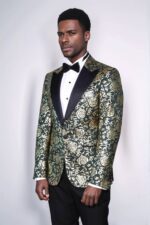 Gold-Rose-Patterned-Slim-Fit-Green-Men-Singer-Tuxedo-Jacket-Wessi-2