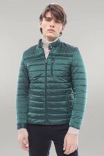 Green Down Men Coat