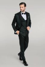 Green-Modeled-Lapel-Tuxedo-Wessi-1