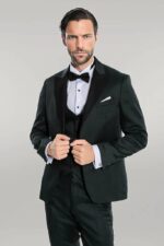 Green Modeled Lapel Tuxedo