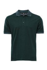 Green Oxford Polo Collar T-shirt