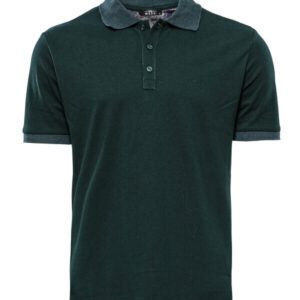 Green Oxford Polo Collar T-shirt - Wessi