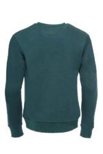 Green-Plain-Circle-Neck-Sweatshirt-Wessi-1