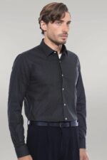 Green-Self-Patterned-Slimfit-Shirt-Wessi-1