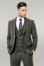 Green-Striped-Slim-Fit-Vested-Suit-Wessi-4
