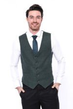 Green-V-Neck-Men-Vest-Wessi-1