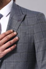 Grey-Checked-Mens-Slim-Fit-Blazer-Wessi-1