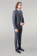 Grey-Checked-Mens-Slim-Fit-Blazer-Wessi-2