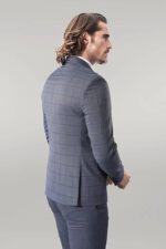 Grey-Checked-Mens-Slim-Fit-Blazer-Wessi-3