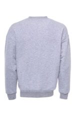 Grey-Crew-Neck-Embroidered-Mens-Sweatshirt-Wessi-1
