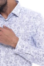 Grey-Flower-Patterned-Slim-Fit-Shirt-Wessi-2