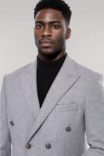 Grey-Metal-Buttoned-Double-Breasted-Long-Coat-Wessi-1