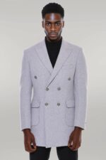 Grey-Metal-Buttoned-Double-Breasted-Long-Coat-Wessi-2