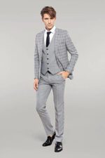 Grey-Plaid-Vested-Mens-Suit-Wessi-1