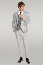 Grey-Vested-Slim-Fit-Checked-Light-Grey-Men-Suit-Wessi-1