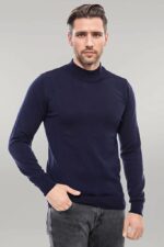Half-Turtleneck-Knitwear-Navy-Blue-Men-Sweater-Wessi-4