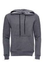 Hooded Pocket Plain Dark Grey Men's Sweatshirt