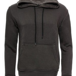 Hooded Pocket Plain Green Men's Sweatshirt - Wessi