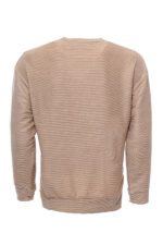 Horizontal-Striped-Beige-Mens-Sweatshirt-Wessi-1
