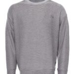 Horizontal Striped Grey Men's Sweatshirt - Wessi