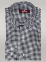 Houndstooth-Pattern-Black-Men-Shirt-Wessi-5