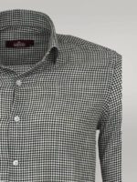 Houndstooth-Pattern-Green-Men-Shirt-Wessi-4