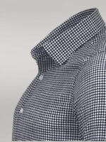 Houndstooth-Pattern-Navy-Blue-Men-Shirt-Wessi-1