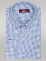 Houndstooth-Pattern-Sky-Blue-Men-Shirt-Wessi-4