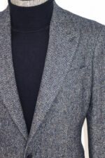 Houndstooth-Pattern-Wool-Blue-Men-Blazer-Wessi-1