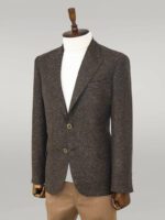 Houndstooth-Pattern-Wool-Brown-Men-Blazer-Wessi-4