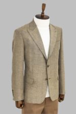 Houndstooth-Pattern-Wool-Cream-Men-Blazer-Wessi-2