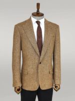 Houndstooth-Pattern-Wool-Light-Brown-Men-Blazer-Wessi-3