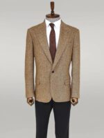 Houndstooth-Pattern-Wool-Light-Brown-Men-Blazer-Wessi-4